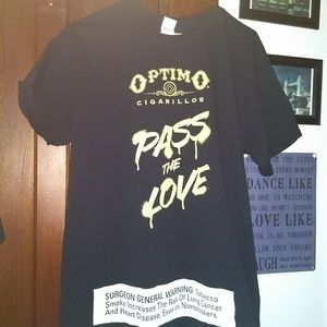 OPTIMO CIGARILLOS T-SHIRT 👕 PASS THE LOVE TEE